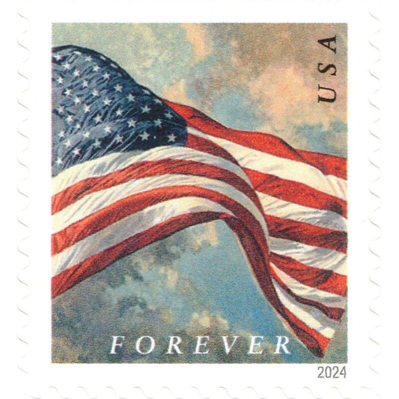 USPS U.S. Flag Forever 20 Postage Stamps (FOREVER-FLAG20) image 1
