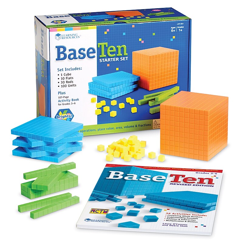 Learning Resources Brights! Base Ten Starter Set (LER3551) image 1