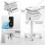 Mount-It! MedHub Powered Compact Medical Cart Workstation with Drawers, Power Kit, Built-In Power Strip, White/Gray (MI-16057)~#|#~82A141A5-37CB-4309-BAE8C09056CBF2CB_sc7