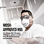 3M 8210 N95 Disposable Half Mask Respirator, One Size, White, 20/Box (8210)~#|#~82AC2452-EB72-4248-80162CD3A69D10B6_sc7