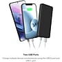 Mophie USB-A/USB-C Power Bank, 20W, 10000 mAh, Black (401108800)~#|#~82AF2462-B717-4EF3-9B398831659BFFFE_sc7