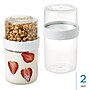 iDESIGN Stack 'n Snack Medium Containers, 2/Pack (28207M2)~#|#~82B3BDDC-BA45-41DB-9D54263C2281BFBB_sc7