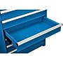 Global Industrial Modular Drawer Cabinet, 9 Drawers, w/Lock, 36"W x 24"D x 57"H, Blue~#|#~82B41204-BB50-4B56-91EF3D59474072DE_sc7