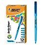 BIC Brite Liner Stick Highlighter, Chisel Tip, Blue, 12/Pack (BL11BE)~#|#~82B66669-369C-4DFD-A33963EAF7A1EEC7_sc7