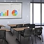 Regency Kobe Flip Top 60"W x 24"D Rectangular Training Room Table, Laminate, With Wheels, Noble Oak (MKFTM6024NO)~#|#~82BCA041-5583-4512-A664CB8D95BF98F1_sc7