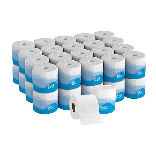 Pacific Blue Select Embossed Toilet Paper by GP PRO, 2-Ply White