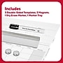 TRU RED™ Templated Magnetic Glass Dry-Erase Whiteboard, 3' x 2' (TR62139)~#|#~82C5C8FC-C91C-4BA7-B9F12AD8CBEDFF34_sc7