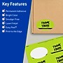 Avery Laser/Inkjet Multipurpose Oval Labels, 2" x 3-1/3", Bright Green, 640/Box (94056)~#|#~82C8718B-E402-4B06-8CD6FA56F5E26FE8_sc7