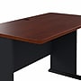 Bush Business Furniture Cubix 48"W Desk, Hansen Cherry/Galaxy (WC90448A)~#|#~82C8A3D2-8B76-440E-8D6996EB5AD78C4B_sc7