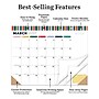 2027 TF Publishing Long Weekend 22" x 17" Monthly Desk or Wall Calendar, Multicolored (27-8204E)~#|#~82D1D206-0F71-4532-825214CCEDB235C0_sc7