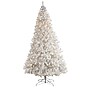 Nearly Natural 10-ft White Artificial Christmas Tree with 2200 Bendable Branches and 800 LED Lights (T3392)~#|#~82D34A99-00BC-41C7-A5061B02EBE2C231_sc7