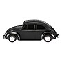 QFX Retro Car Portable True Wireless Bluetooth Speaker with Speakerphone, Black (BT-1960)~#|#~82D79AA2-5353-4123-80AD9F3137347C65_sc7