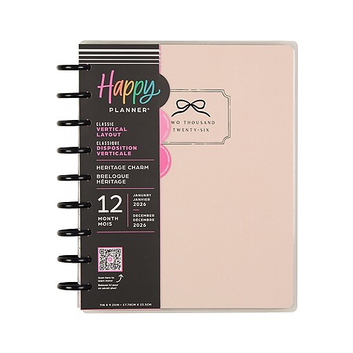 2026 The Happy Planner Checker Charm 8.75