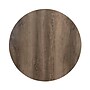Household Essentials Jamestown Round Coffee Table, Ashwood/Black (HH8079-1)~#|#~82E3A626-C200-4BF1-83238D71871CAB55_sc7