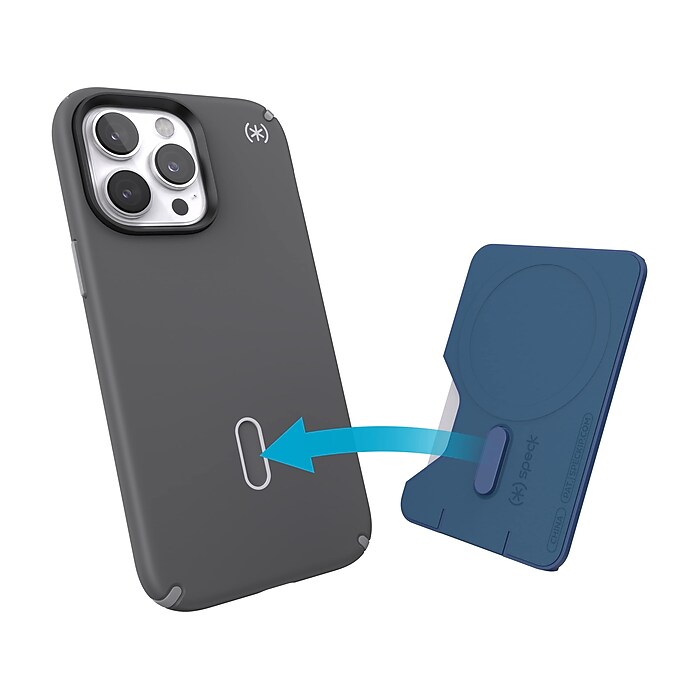 Speck ClickLock MagSafe Wallet for iPhones, Coastal Blue/Space