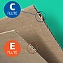 Flipside C-Flute Poster Board, 40" x 32", Corrugated, Brown, 25/Carton (32405-25)~#|#~82E83A49-7129-4219-894AAB6E2C3C197B_sc7