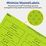 Avery Printable Rectangle Multipurpose Labels, 1-1/3" x 4", Bright Green, 1120/Box (94206)~#|#~82E8C954-B94E-46D9-8E6FD35853937EA0_sc7