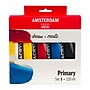 Amsterdam Primary Acrylic Paint, Assorted Colors, 5/Pack (AMS17791905)~#|#~82EAA6A8-8BC0-475E-BF7AD79E0EFCAEE5_sc7