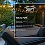 Bulbrite 30-foot String Light Kit with Clear Shatter Resistant Vintage Style S14 LED Light Bulbs (812313)~#|#~82EB8A83-4CBA-43E0-82322ED20BC41006_sc7