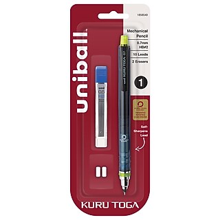 uni-ball Kuru Toga Mechanical Pencil, 0.5mm, #2 Hard Lead (1751934