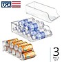 iDESIGN Small Stackable Plastic Storage Bin, Clear, 3/Pack (07081CO)~#|#~82F0EBD0-FCE0-45E8-BA8198D68AA31A03_sc7