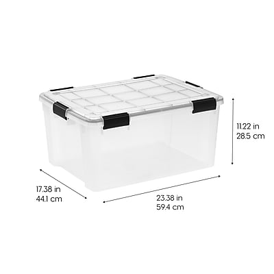Iris WeatherPro 60 Quart Storage Bin