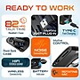 Delton K130 Wireless Noise Canceling Bluetooth Computer Earbud Headset, MS Teams, Black (DBHK130)~#|#~82F320F9-AFBA-4CB4-84D32AD715ABCB59_sc7