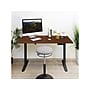 Mount-It! 55"W Electric Rectangular Adjustable Standing Desk, Brown/Black (MI-18114)~#|#~82F69CAF-5058-4E7D-9FA8AA39A453BFE7_sc7