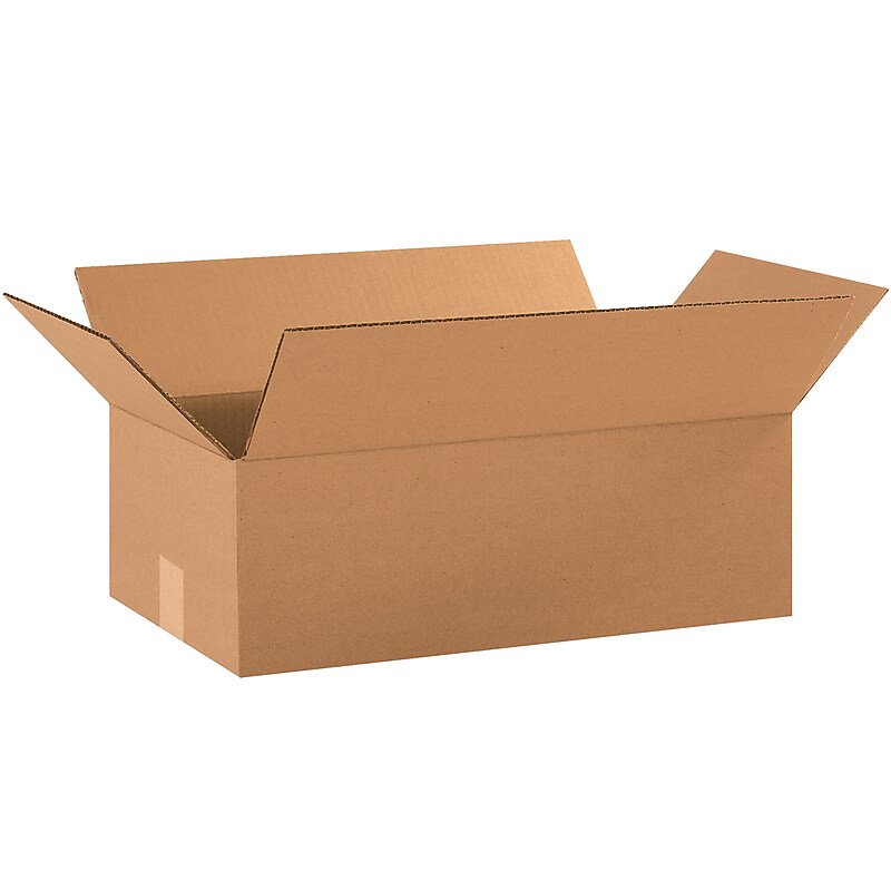 18" x 10" x 6" Shipping Boxes, 32 ECT, 25/Bundle (18106) image 1