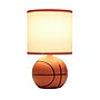 Simple Designs SportsLite Mini Basketball 10.7" LED Table Lamp, Orange (LT2120-BSK)~#|#~82FB79D3-848F-4AB9-8F1B4B921914FDCD_sc7