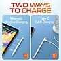 Delton AP7 Stylus Pen for iPad, Wireless Magnetic Charging, White (DAP7)~#|#~82FC683B-EDB5-4E87-84DE4DE3D458728E_sc7