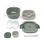 bentgo Salad Container, 5-Compartment, Khaki Green, 54 oz. (BGOSAL-KG)~#|#~82FDCF7E-5259-45F6-98EC1DEAC557D9AC_sc7