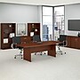 Bush Business Furniture 96" Boat Shaped Conference Table, Hansen Cherry (99TB9642HCK)~#|#~83053D16-B4A9-4FA7-B330B8BA27548E9E_sc7