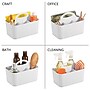 mDesign 4-Section Plastic Desktop Caddy Organizer with Handle, White (26054)~#|#~8305F60C-E41D-413C-A20F0BD2D5BC4135_sc7