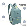 Delsey Paris Sunny Laptop Backpack, Sage Green (40362260033)~#|#~8308D26F-3042-4322-AA4A0D9E0D63BD7C_sc7