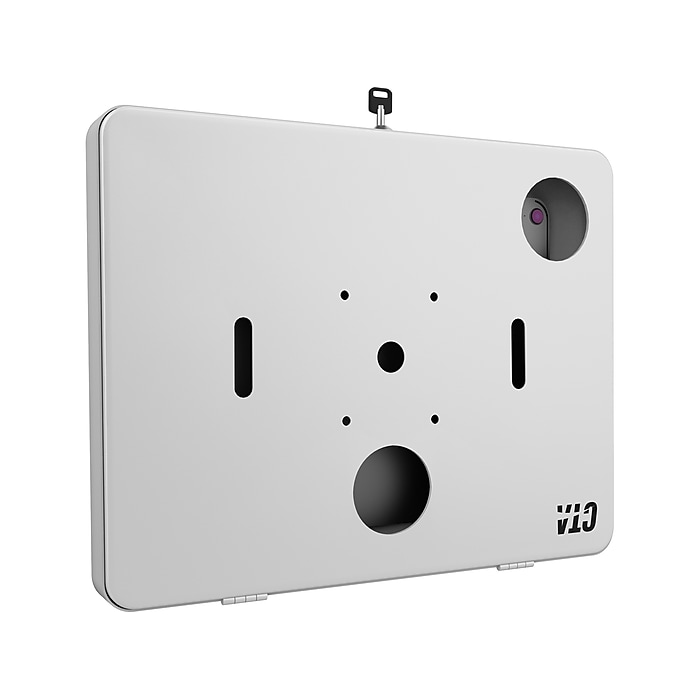 CTA Digital Premium Anti-Theft iPad Locking Wall Mount, White (PAD