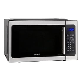 Avanti 1.5 Cu. Ft. Countertop Microwave, Black/Stainless Steel (MT150V3S) Simolary simolary.com