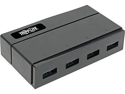 Tripp Lite 4-Port USB 3.0 Hub, Black (U360-004-2F) - Thumbnail 2