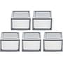 Iris Mini Storage Drawer, Gray/Translucent White, 5/Pack (500160)~#|#~831351FB-1930-4831-869CEE26880EB874_sc7