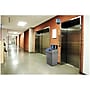 CleanRiver FlexE Plastic Trash & Recycling Bin Combo, 50 Gallon, Gray (FX50B-GY2-R-BE-W-BK)~#|#~83175F1A-FE83-4914-A01CD7F09AD308DE_sc7
