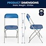 Flash Furniture HERCULES Series Plastic Banquet/Reception Chair, Blue, 2/Pack (2LEL3BLUE)~#|#~8317655A-44CC-49EB-97AD3CC60A937DC1_sc7
