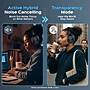 Treblab Z7-Pro Hybrid Wireless Active Noise Canceling Over-Ear Headphones, Bluetooth, Black~#|#~8317AF0C-3DD8-47F0-867AF8C639EA3572_sc7