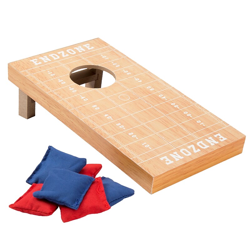 Hey! Play! Mini Red and Blue Tabletop Cornhole Set (12-HY2738) image 1
