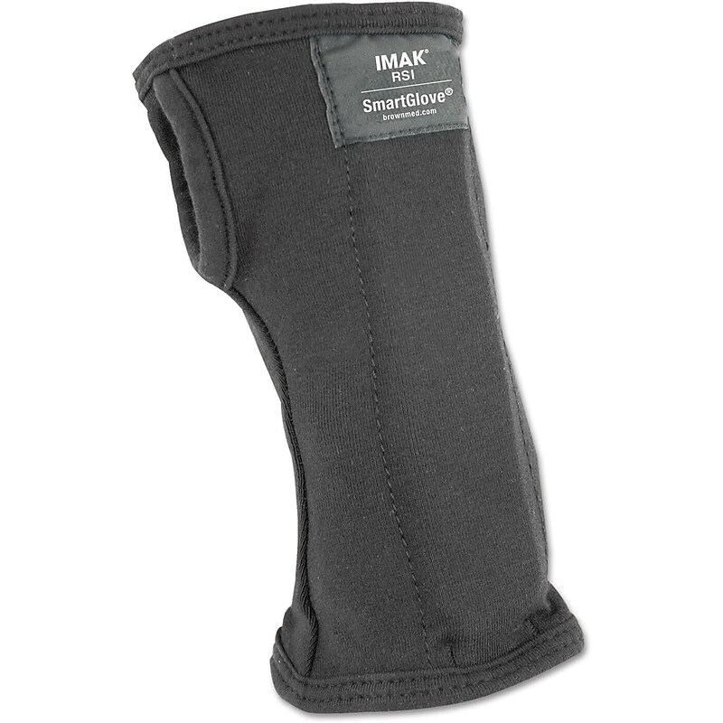 IMAK ergoBead SmartGlove Wrist Support, Medium, Black (A20126) image 1