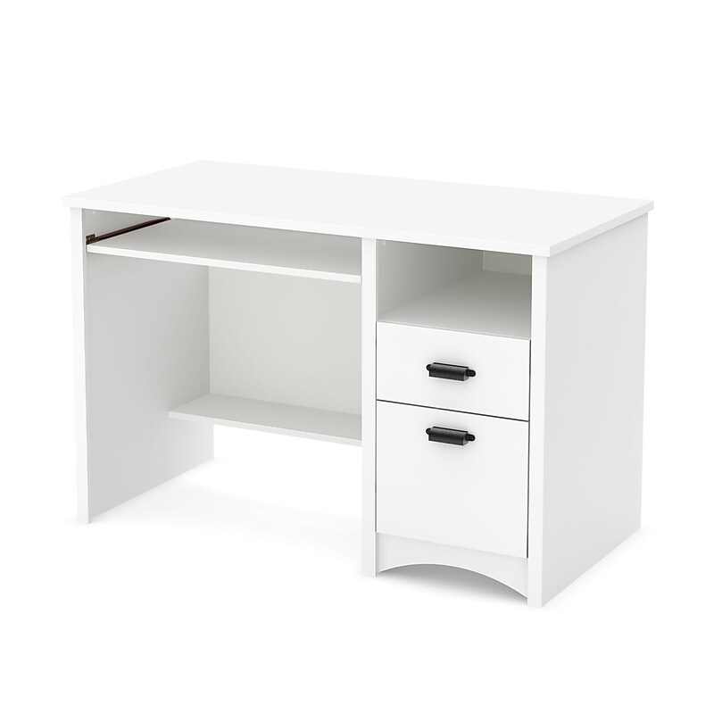 South Shore Gascony 46"W Desk, Pure White (7360070) image 1