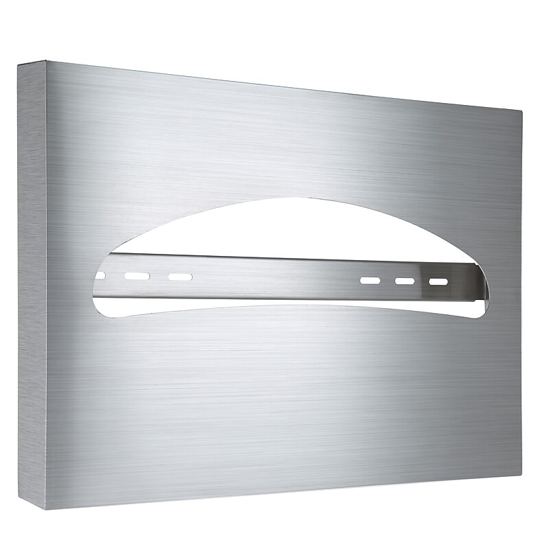 Alpine Industries Toilet Seat Cover Dispenser, Half-Fold, Stainless Steel (483-PKG) image 1
