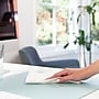 Smead Medium Vegan Leather Anti-Slip Desk Pad, 31.5" x 15.7", Light Blue (SMD64835)~#|#~83310F72-F3FE-41AE-BC59303E68F6EA8A_sc7