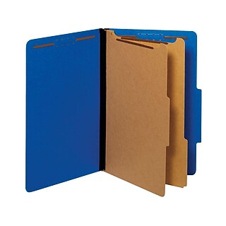 Staples 2-Pocket Plastic Presentation Folder with Fasteners, Green