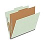 Medical Arts Press Pressboard Classification Folder, 1-Divider, 2" Expansion, Letter Size, Pale Green, 10/Box~#|#~8334C824-3D2E-4796-AC1A309729F33191_sc7