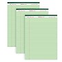 Roaring Spring Paper Products Enviroshades Notepad, 8.5" x 11.75", Wide Ruled, Green, 50 Sheets/Pad, 3 Pads/Pack (74193)~#|#~83385751-9B03-4334-BDA28C454FA9FFB9_sc7